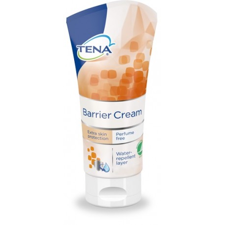 Tena Barrier Cream crema trasparente delicata barriera idrorepellente e protettiva 150 ml