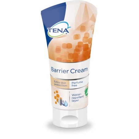 Tena Barrier Cream crema trasparente delicata barriera idrorepellente e protettiva 150 ml Tena Barrier Cream crema trasparente delicata barriera idrorepellente e protettiva 150 ml