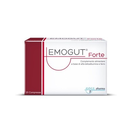 Emogut Forte 900 Mg integratore a base di ferro 20 compresse Emogut Forte 900 Mg integratore a base di ferro 20 compresse