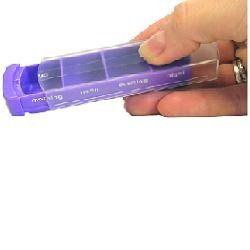 Farmacare Mininizer Portapillole giornaliero pratico astuccio tascabile 4 spazi 1 pezzo