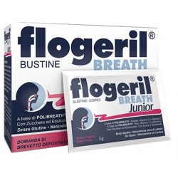 Flogeril Breath Junior integratore per il benessere di naso e gola dei bambini 20 bustine