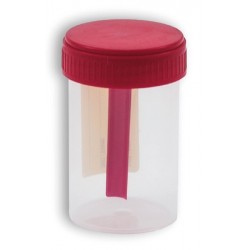 Contenitore per le Feci con Tappo a Vite 60 ml