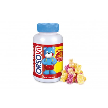 Orsovit Caramelle Gommose 90 Pezzi-Integratore di vitamine per bambini