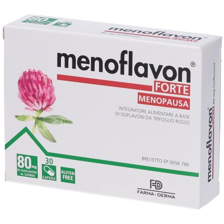 Farma Derma Menoflavon Forte integratore contro i disturbi della menopausa 30 capsule Farma Derma Menoflavon Forte integratore contro i disturbi della menopausa 30 capsule