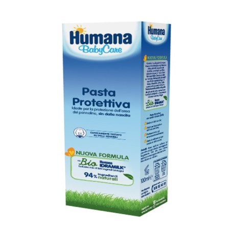 Humana BabyCare Pasta protettiva con ossido di zinco per cambio pannolino 100 ml Humana BabyCare Pasta protettiva con ossido di zinco per cambio pannolino 100 ml