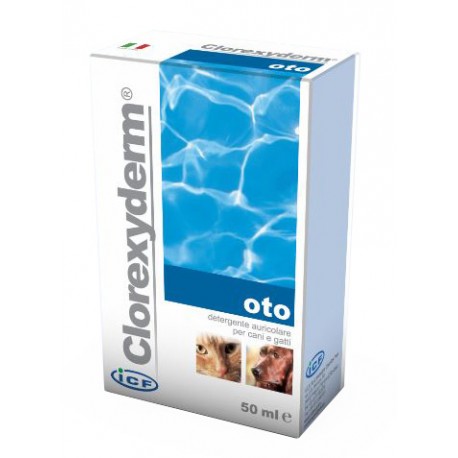 Clorexyderm Oto detergente auricolare per cane e gatto 50 ml