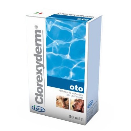 Clorexyderm Oto detergente auricolare per cane e gatto 50 ml Clorexyderm Oto detergente auricolare per cane e gatto 50 ml