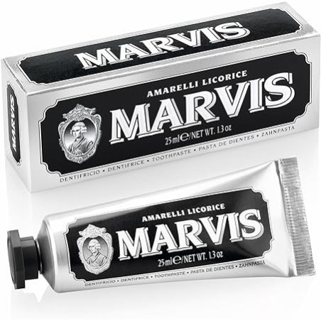 Ludovico Martelli Marvis Amarelli Licorice Dentifricio da viaggio alla liquirizia 25ml Ludovico Martelli Marvis Amarelli Licorice Dentifricio da viaggio alla liquirizia 25ml