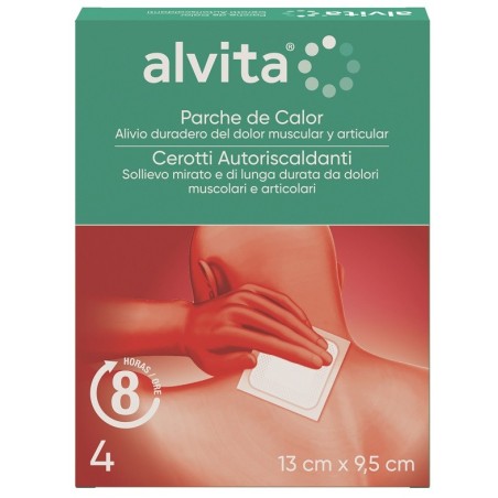 Alvita Cerotto Autoriscaldante per dolori e rigidità articolare 4 pezzi Alvita Cerotto Autoriscaldante per dolori e rigidità articolare 4 pezzi