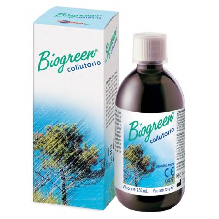 Biogreen collutorio protettivo per lesioni e affezioni del cavo orale 150 ml Biogreen collutorio protettivo per lesioni e affezioni del cavo orale 150 ml