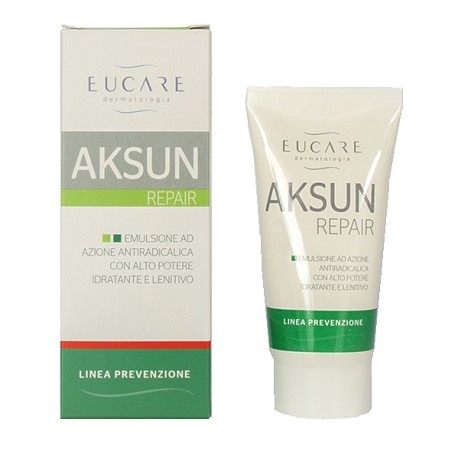 Eucare Aksun Repair crema antiossidante idratante lenitiva dopo sole 50 ml