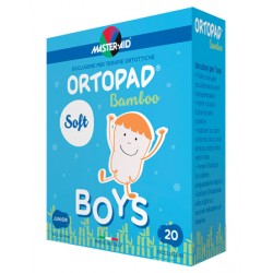 Master Aid Ortopad Soft Boys Junior Cerotto oculare per ortottica ambliopia strabismo 20 pezzi