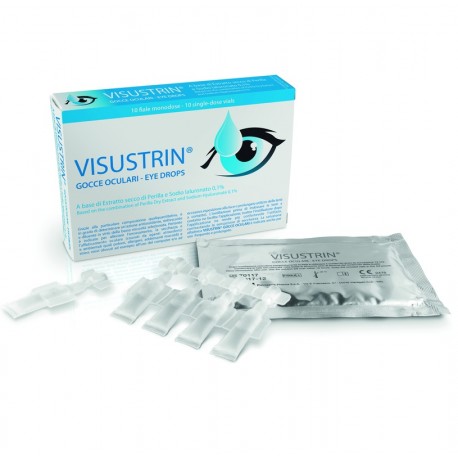 Visustrin gocce oculari per occhi stanchi 10 monodose 0,5 ml