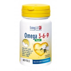 Longlife Omega 369 Vegan per favorire la funzione cardiaca 750 mg 60 perle