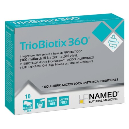 Triobiotix 360 Integratore per la Flora Batterica Intestinale 10 Bustine Triobiotix 360 Integratore per la Flora Batterica Intestinale 10 Bustine