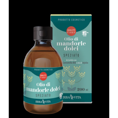 Olio di Mandorle Dolci Profumo Ambra 200 ml