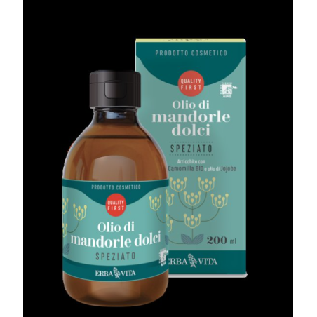 Olio di Mandorle Dolci Profumo Ambra 200 ml Olio di Mandorle Dolci Profumo Ambra 200 ml