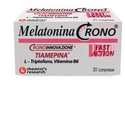 Melatonina Crono 1mg con Tiamepina integratore per prendere sonno rapidamente 30 compresse