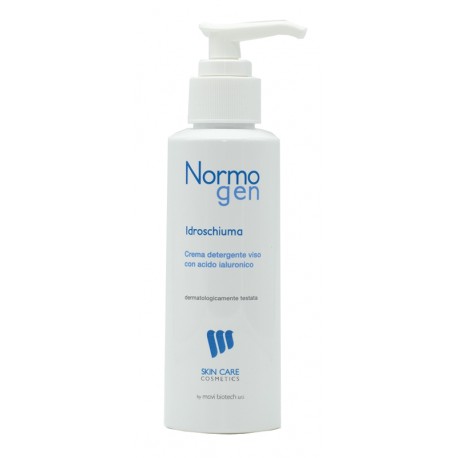Normogen Idroschiuma Crema detergente viso con acido ialuronico 150 ml