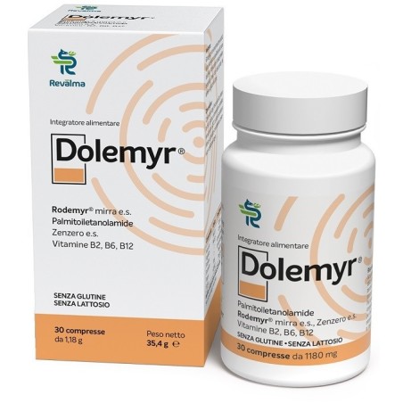 Dolemyr integratore di zenzero per tensione localizzata 30 compresse Dolemyr integratore di zenzero per tensione localizzata 30 compresse