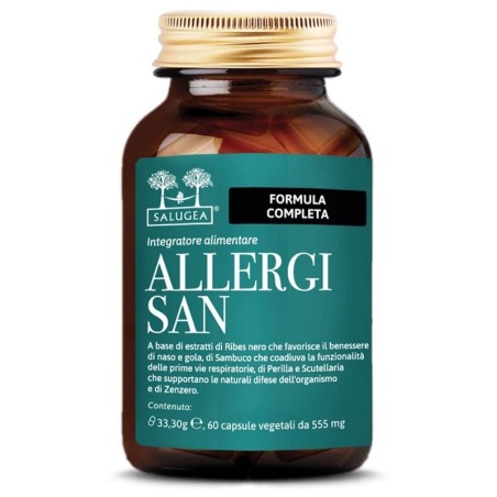 Salugea Allergisan 60 capsule - Integratore per le vie respiratorie Salugea Allergisan 60 capsule - Integratore per le vie respiratorie