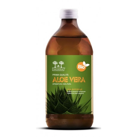 Salugea Succo di Aloe Vera bio 500 ml - Integratore intestinale