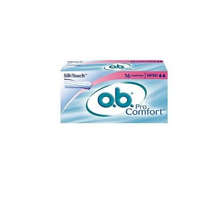O.B. Pro Comfort Mini Assorbenti Interni per Flusso Leggero 16 Pezzi O.B. Pro Comfort Mini Assorbenti Interni per Flusso Leggero 16 Pezzi