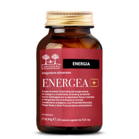 Salugea Energea + 60 capsule - Integratore energizzante e ricostituente