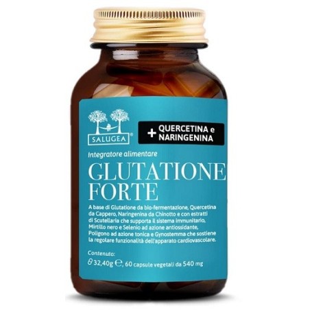 Salugea Glutatione Forte 60 capsule - Integratore antiossidante Salugea Glutatione Forte 60 capsule - Integratore antiossidante