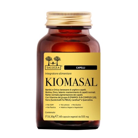 Salugea Kiomasal 60 capsule - Integratore per il benessere dei capelli Salugea Kiomasal 60 capsule - Integratore per il benessere dei capelli