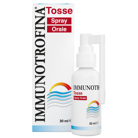 Immunotrofina Tosse spray orale lubrificante per raucedine di bambini e adulti 30 ml