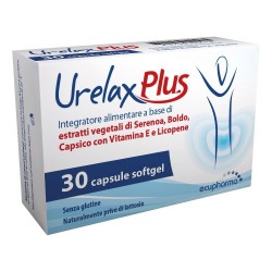 Urelax Plus Integratore per il benessere delle vie urinarie e della prostata 30 capsule softgel
