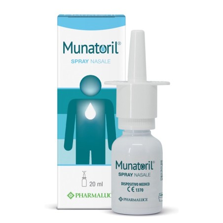 Munatoril Spray nasale decongestionante fluidificante per vie respiratorie 20 ml Munatoril Spray nasale decongestionante fluidificante per vie respiratorie 20 ml