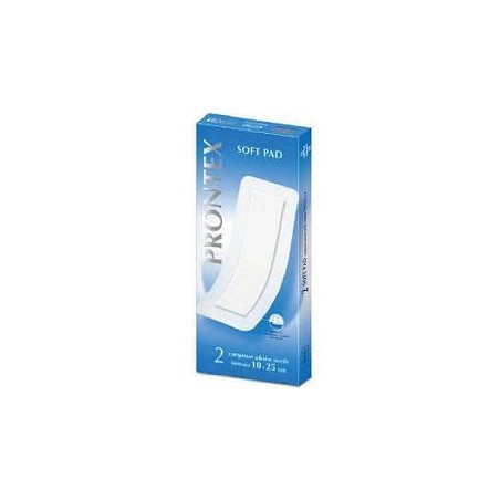 Safety Prontex Soft Pad Compresse adesive con tampone assorbente 10 x 25 cm 2 pezzi Safety Prontex Soft Pad Compresse adesive con tampone assorbente 10 x 25 cm 2 pezzi