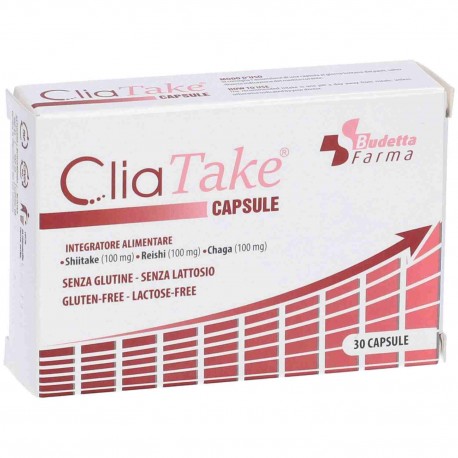 CliaTake integratore a base di funghi per preservare le naturali difese dell'organismo 30 capsule