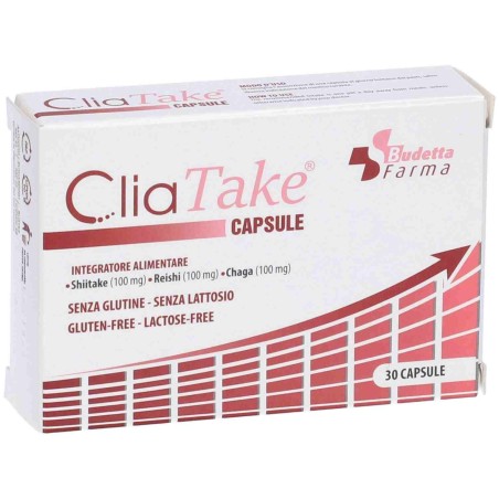 CliaTake integratore a base di funghi per preservare le naturali difese dell'organismo 30 capsule CliaTake integratore a base di funghi per preservare le naturali difese dell'organismo 30 capsule
