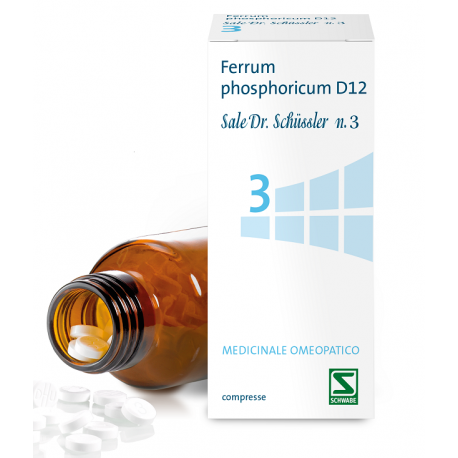 Sale Dr Schussler N.3 Ferrum Phosphoricum D12 flacone da 200 compresse