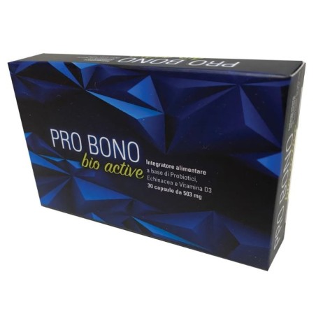Carofarma Pro Bono Bio Active integratore di probiotici 30 capsule Carofarma Pro Bono Bio Active integratore di probiotici 30 capsule