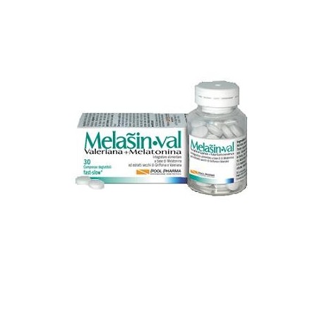 MELASIN VAL 1 MG 30 COMPRESSE 220 MG MELASIN VAL 1 MG 30 COMPRESSE 220 MG