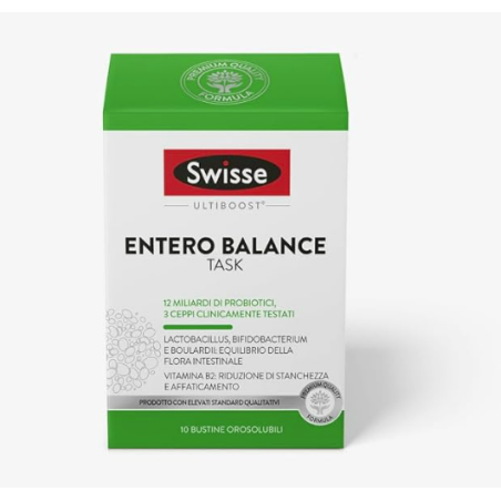 Swisse Entero Balance Viaggio integratore con probiotici 10 bustine Swisse Entero Balance Viaggio integratore con probiotici 10 bustine