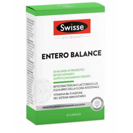 Swisse Entero Balance Integratore Fermenti Lattici 20 Capsule