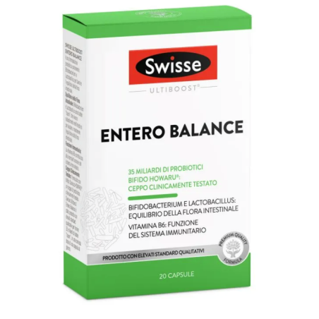 Swisse Entero Balance Integratore Fermenti Lattici 20 Capsule Swisse Entero Balance Integratore Fermenti Lattici 20 Capsule