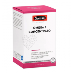Swisse Omega 3 Concentrato - Integratore per il cuore e il controllo dei trigliceridi 60 capsule