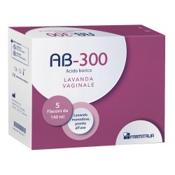 Ab 300 Lavanda vaginale monodose pronta all'uso 5 flaconi da 140 ml