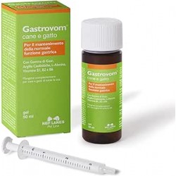 Gastrovom Cane Gatto integratore in gel per funzionalità gastrica 50 ml