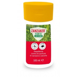 Zanzaker Forte lozione repellente contro le punture di zanzare e zecche 100 ml