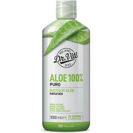 Marco Viti Aloe 100% Puro Naturale integratore depurativo liquido 1000 ml Marco Viti Aloe 100% Puro Naturale integratore depurativo liquido 1000 ml