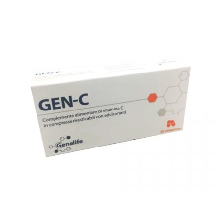 Genelife Gen-c integratore con vitamina c 30 compresse Genelife Gen-c integratore con vitamina c 30 compresse