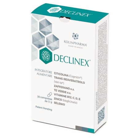 Kolinpharma Declinex integratore per stanchezza fisica e mentale 30 compresse Kolinpharma Declinex integratore per stanchezza fisica e mentale 30 compresse