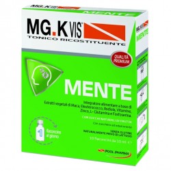 MG.K VIS Tonico Ricostituente Mente Integratore per la memoria 10 flaconcini